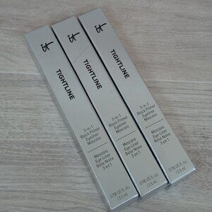 3x IT Cosmetics TIGHTLINE 3-in-1 Black Primer Eyeliner Mascara | 0.118 oz